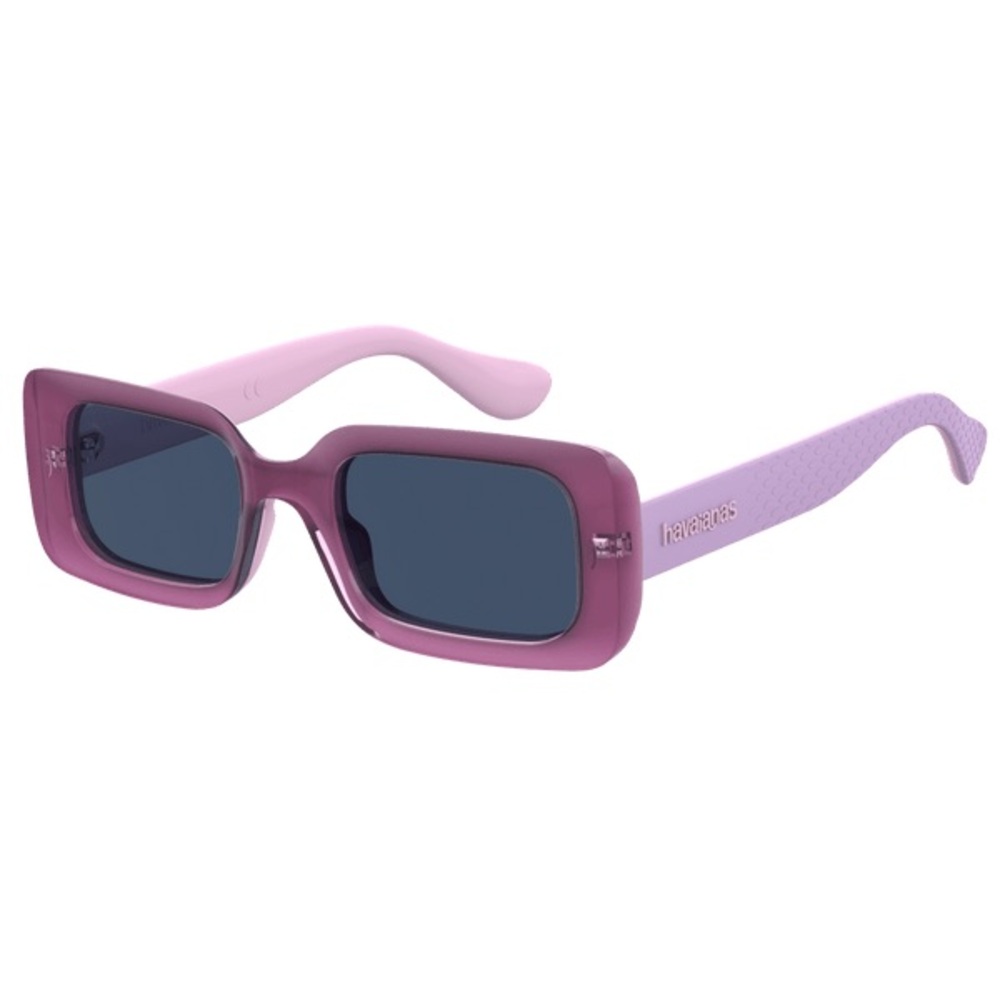 Havaianas sampa Two-Tone Purple Rectangular Sunglasses